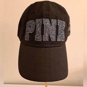 NEW Black W/ Glittery Letters and Unicorn Side Emblem Baseball Cap By Pink&Blue